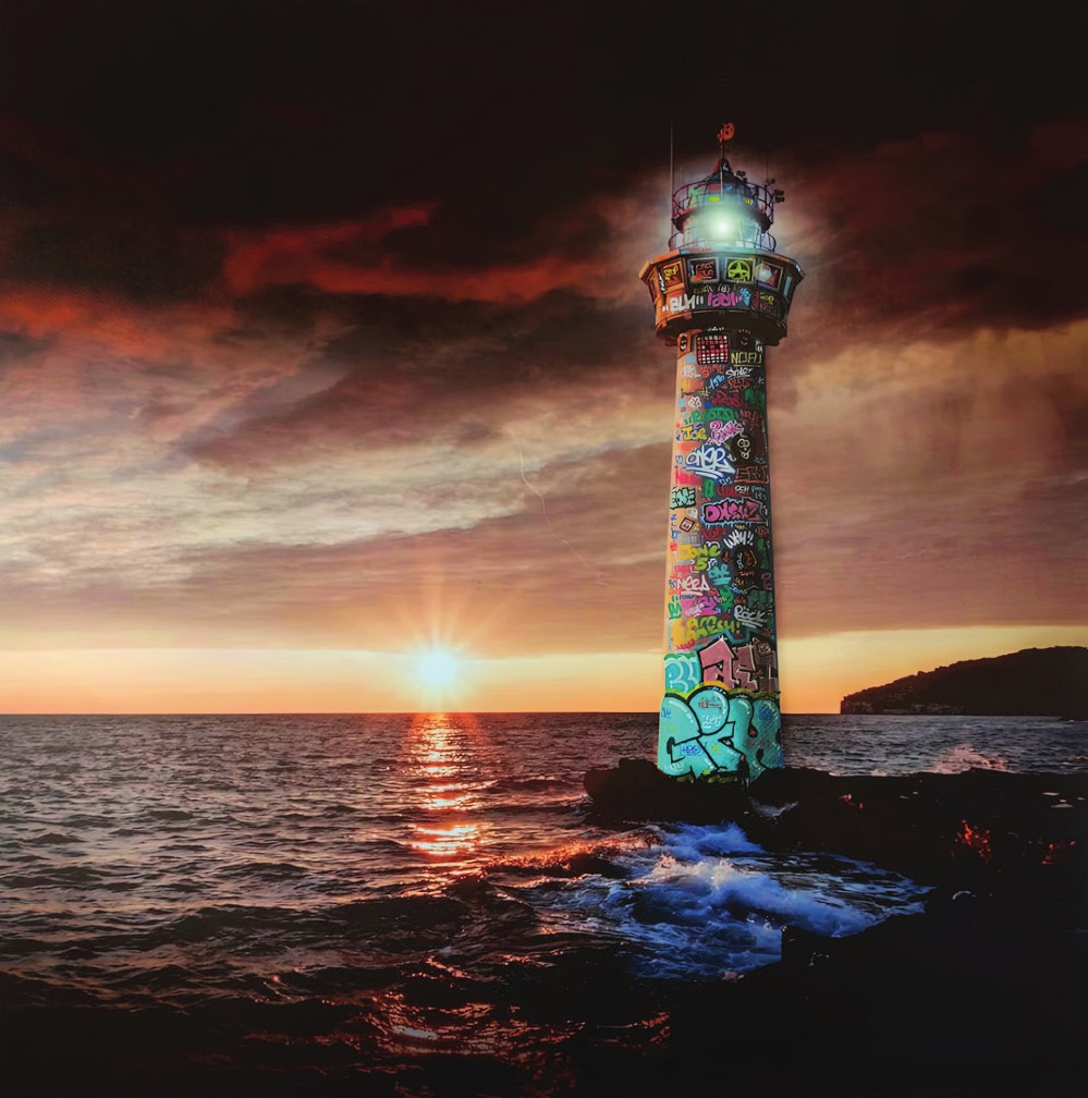 Maxime Blachère, Sunset Vs Lighthouse Maxime Blachère, Sunset Vs Lighthouse