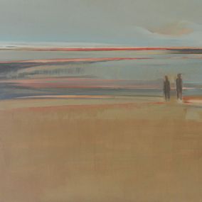 Painting, Beach 1, Barbara Hubert