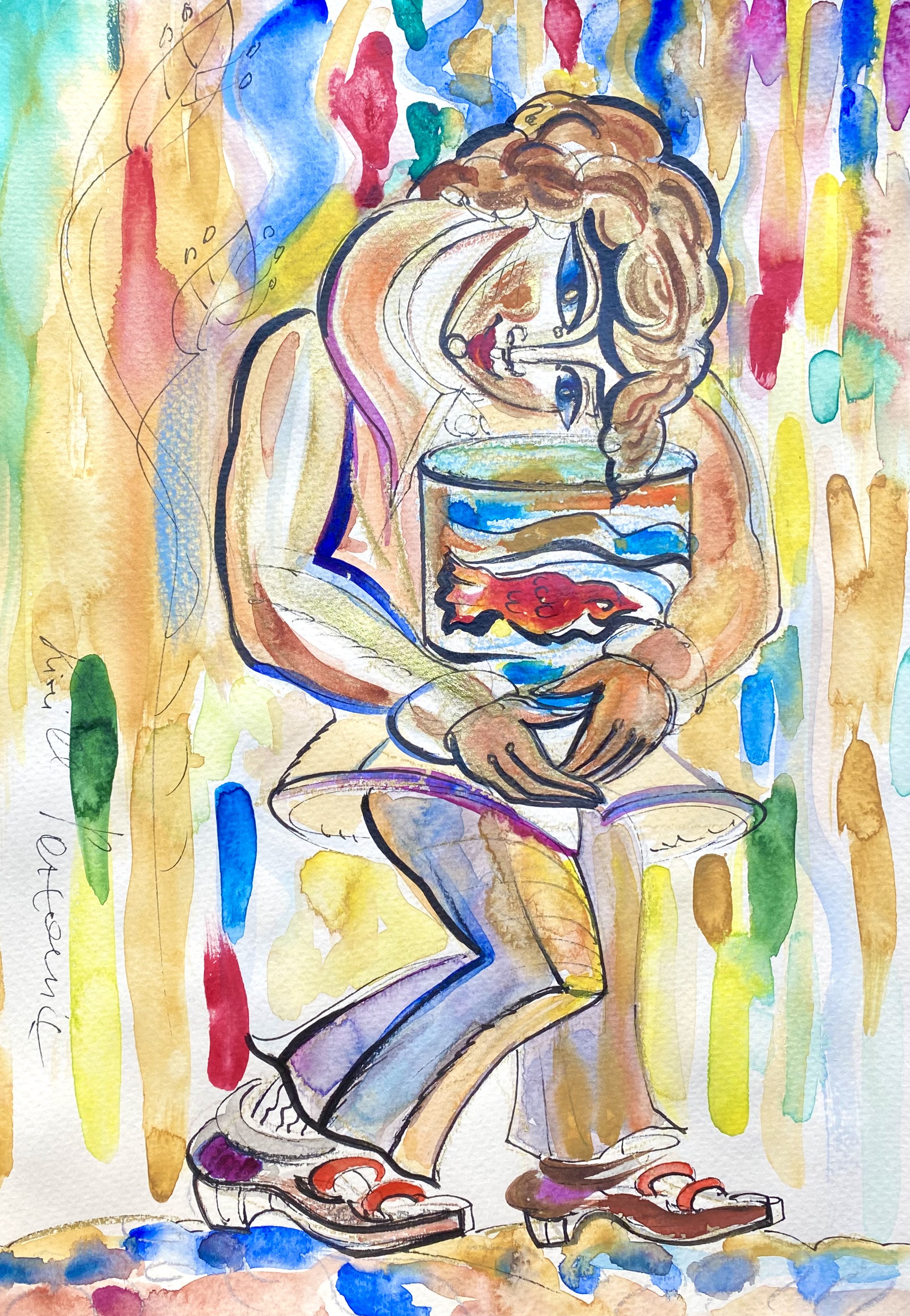 Kirill Postovit, A Boy With A Golden Fish Kirill Postovit, A Boy With A Golden Fish