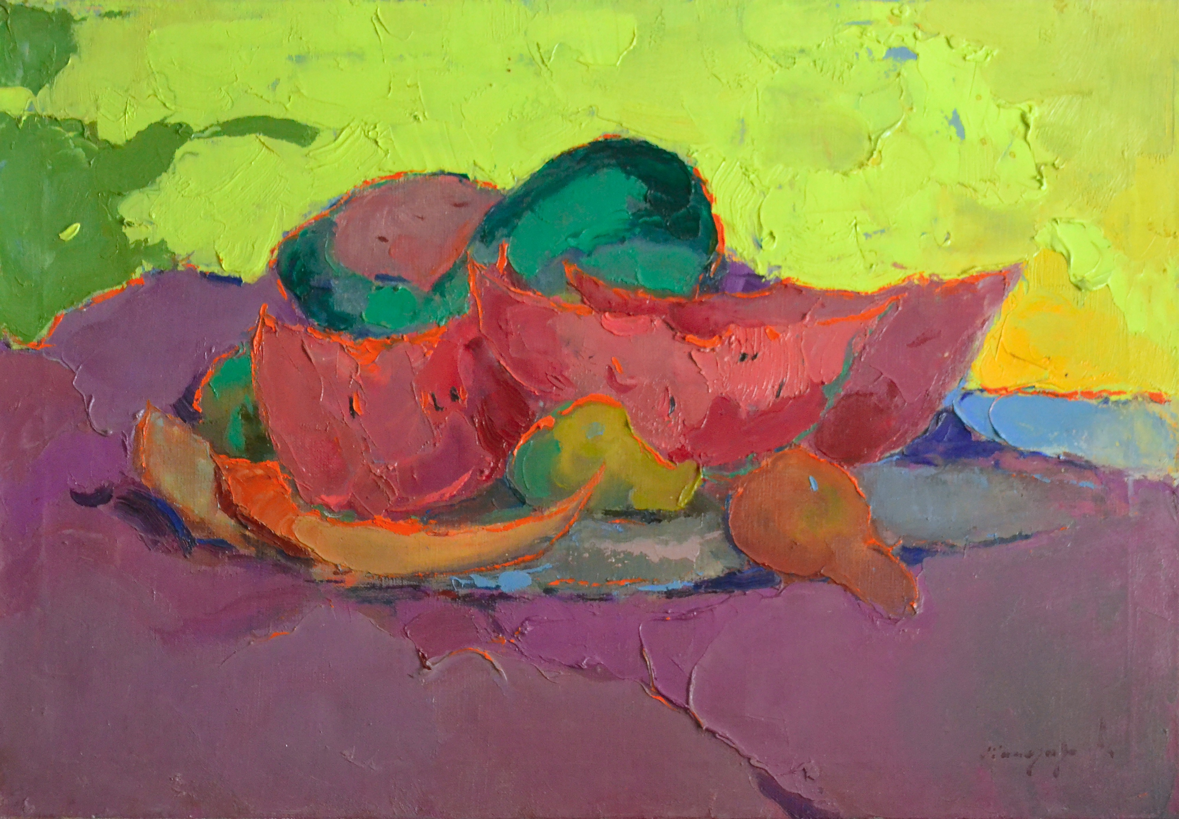 Alexander Shandor, Watermelon and Pears Alexander Shandor, Watermelon and Pears