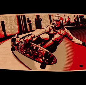 Skulpturen, Natural Maple Collab Skate Deck, Shepard Fairey (Obey)