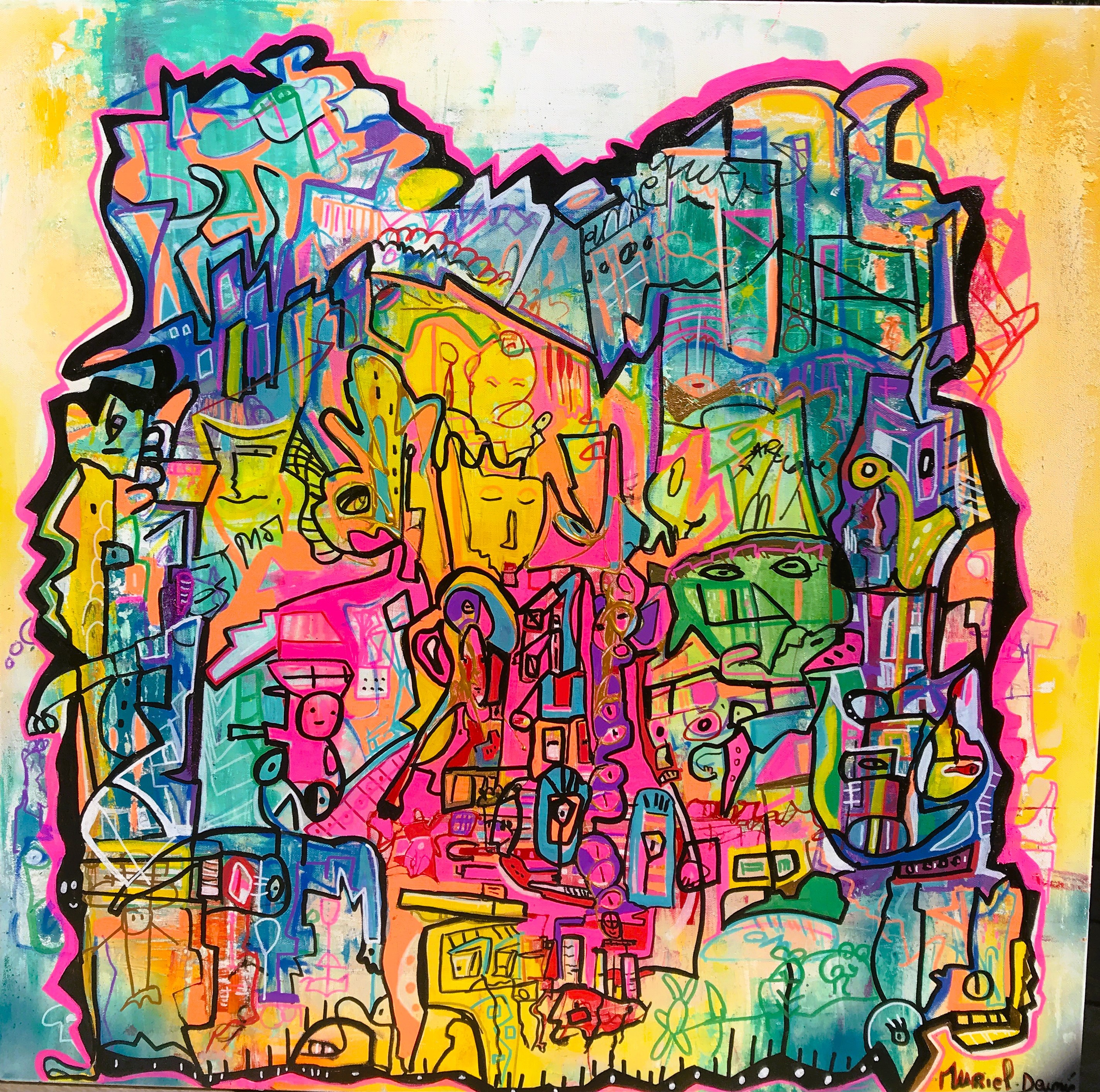 Muriel Deumie, Graff de rue Muriel Deumie, Graff de rue