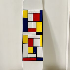 Mondrian Art Skate Deck Skateboard, Olivier DeGroote
