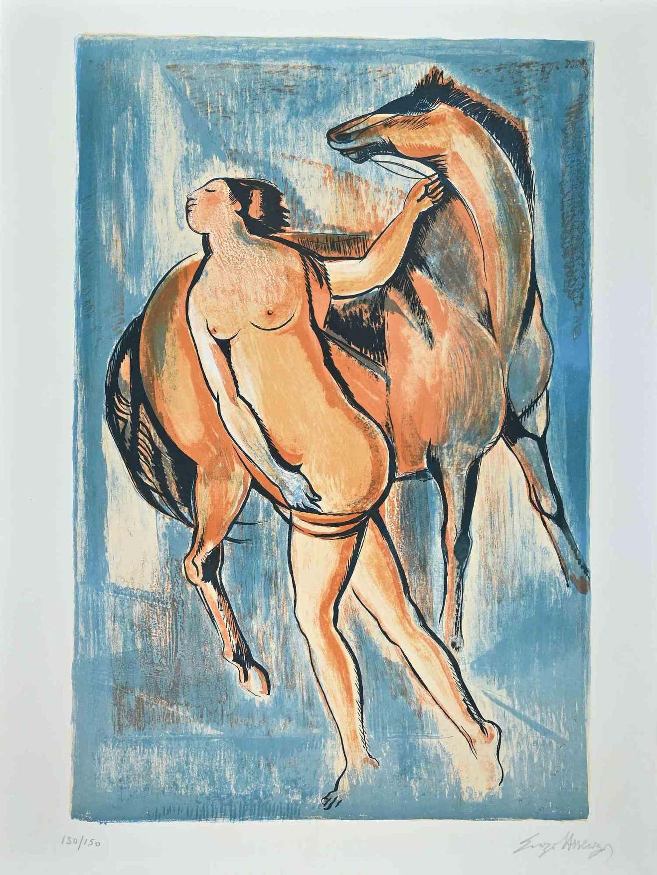 Enzo Assenza, Woman With Horse Enzo Assenza, Woman With Horse
