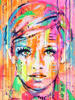 Painting, Twiggy, Marta Zawadzka