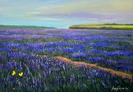 Champs de sauge bleu, Michelle Kong