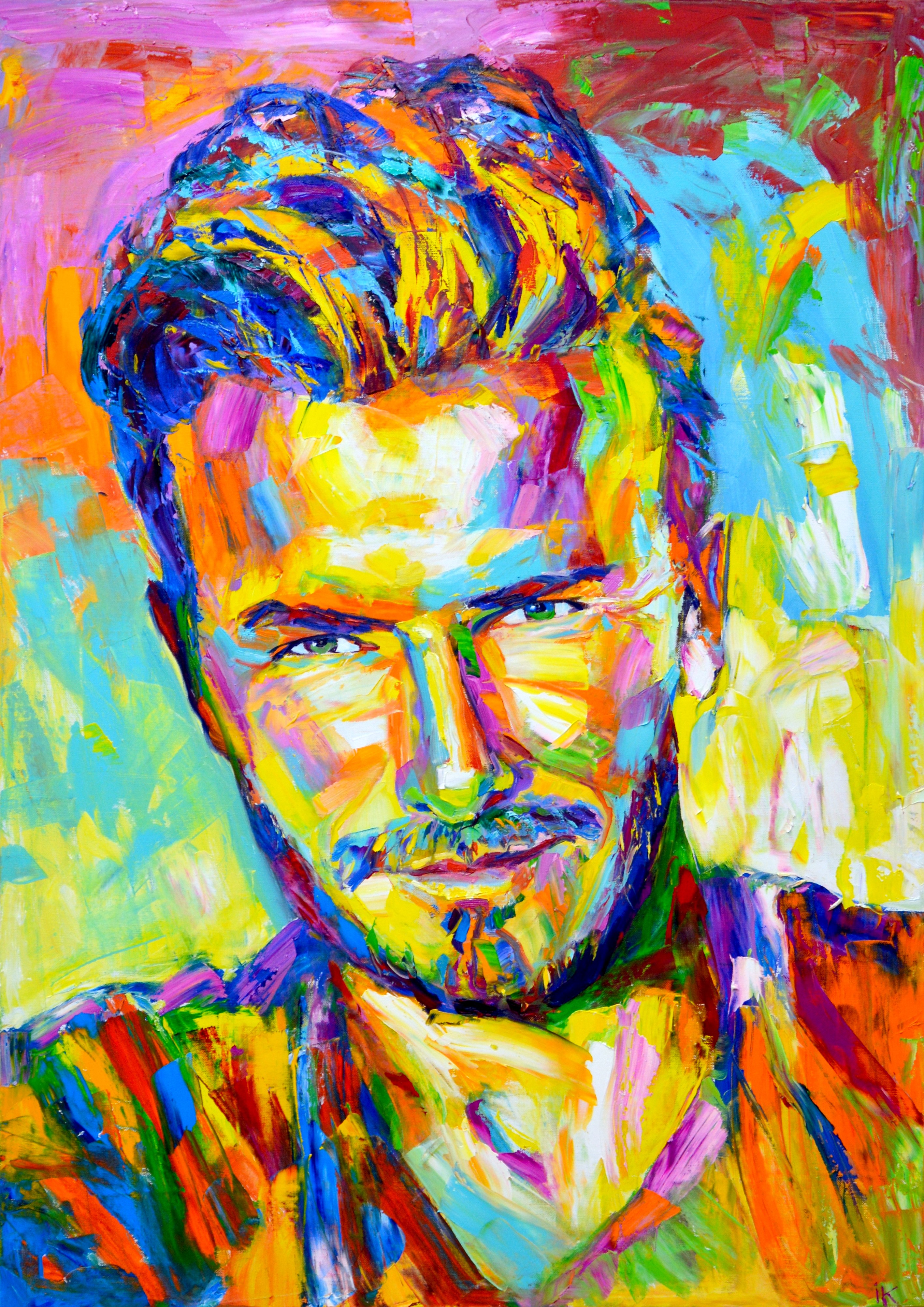 Iryna Kastsova, David Beckham Iryna Kastsova, David Beckham