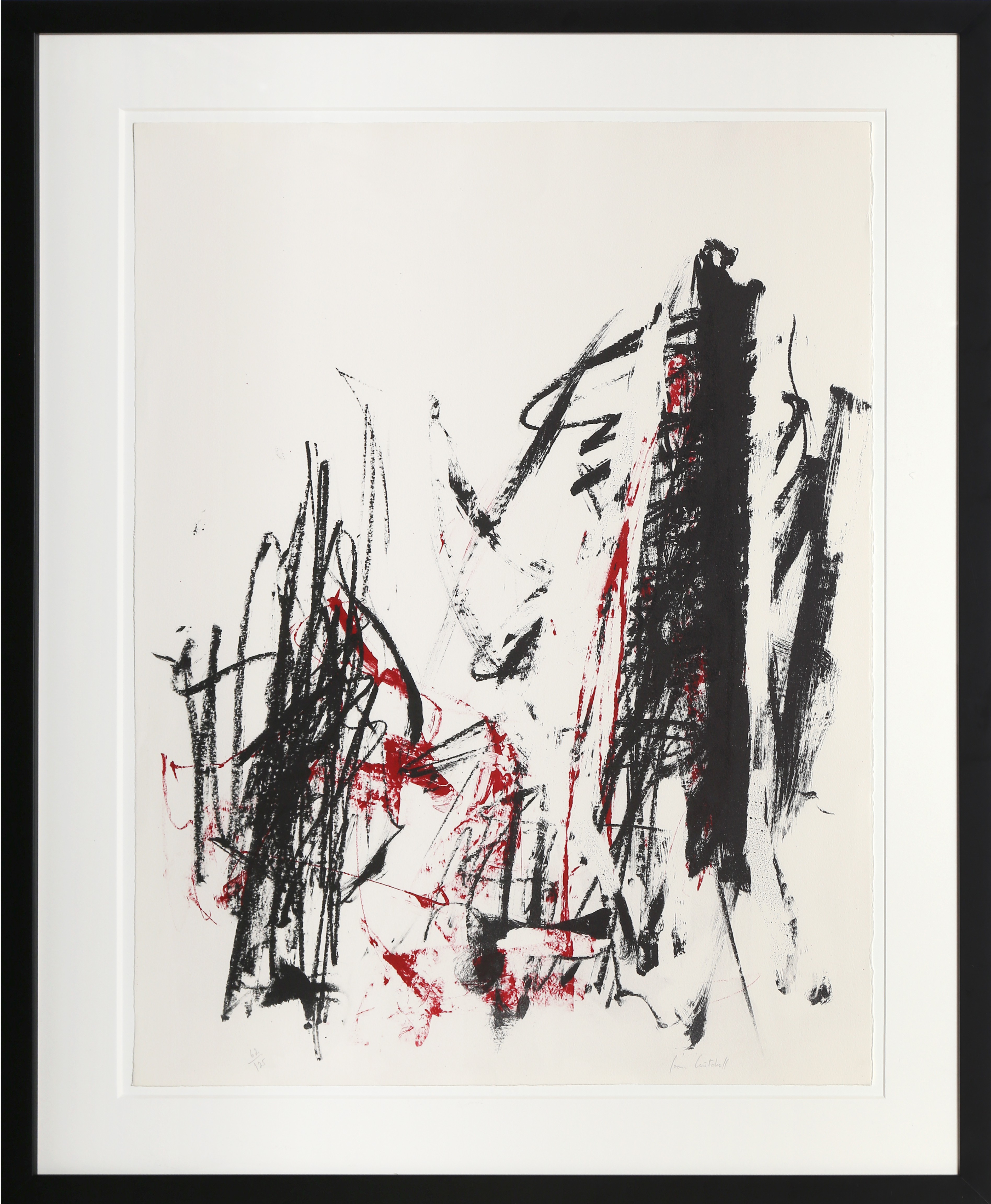 Joan Mitchell, Arbres (Black and Red) Joan Mitchell, Arbres (Black and Red)