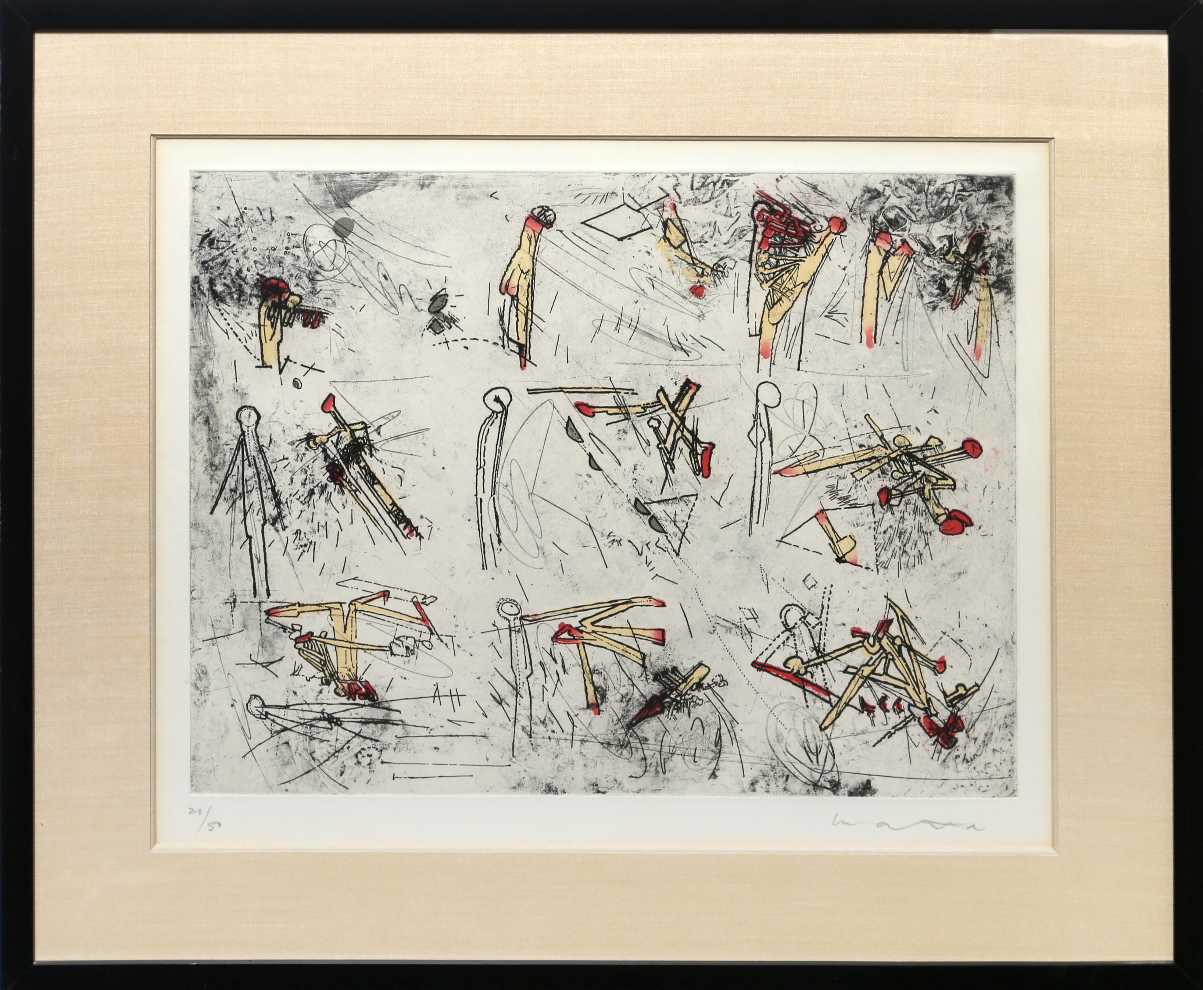 Roberto Matta, Cosmicstrip IV Roberto Matta, Cosmicstrip IV
