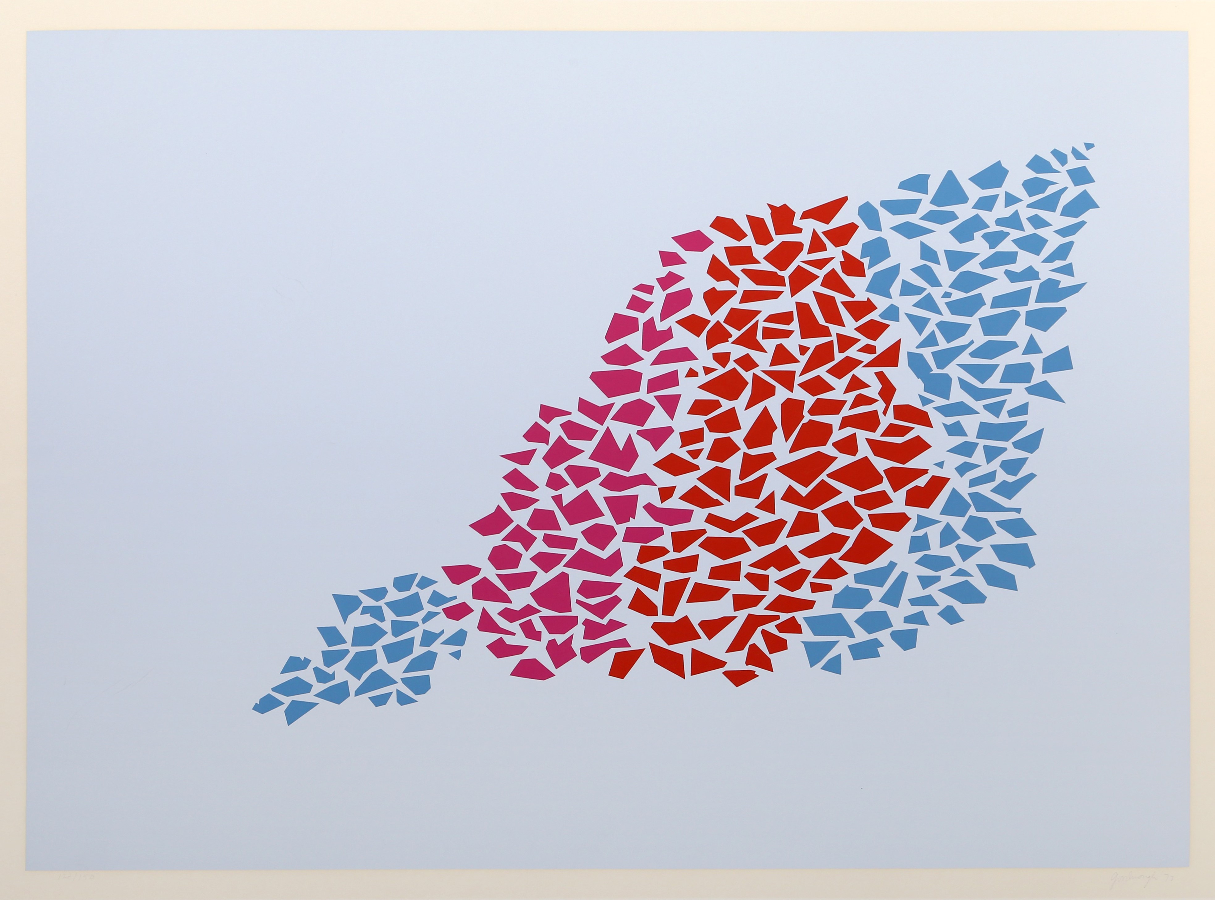 Robert Goodnough, Pink, Red, and Blue Robert Goodnough, Pink, Red, and Blue