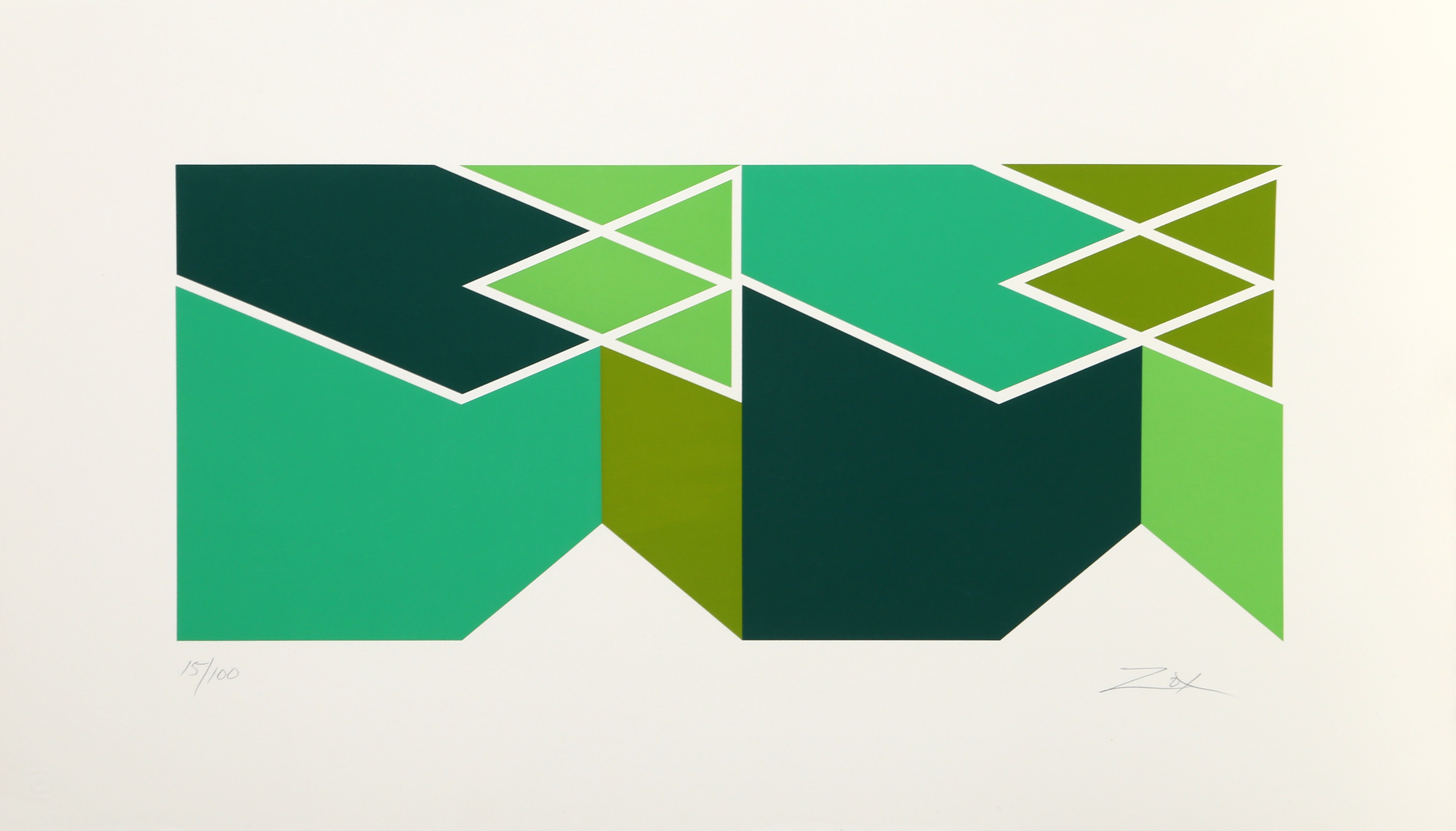 Larry Zox, Green Composition I Larry Zox, Green Composition I