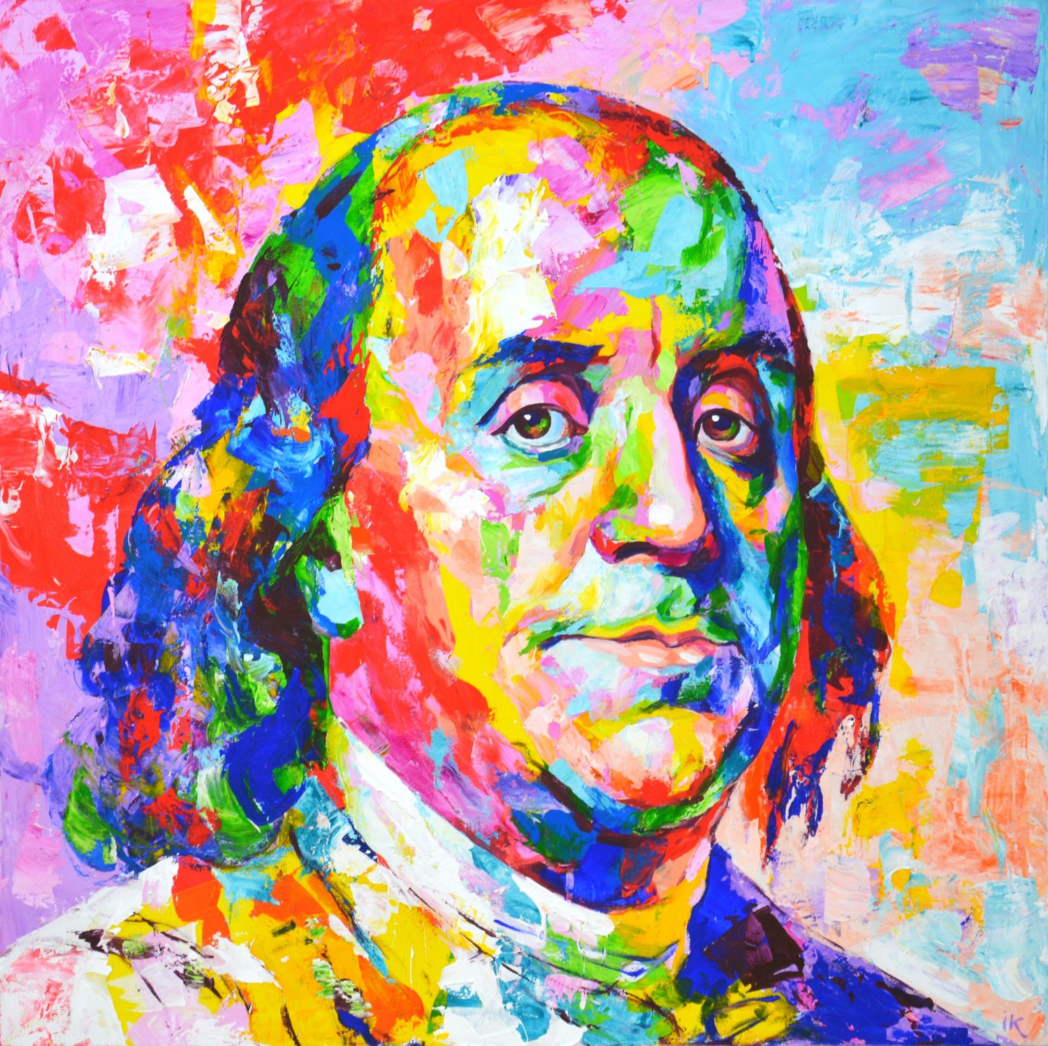Iryna Kastsova, Benjamin Franklin Iryna Kastsova, Benjamin Franklin
