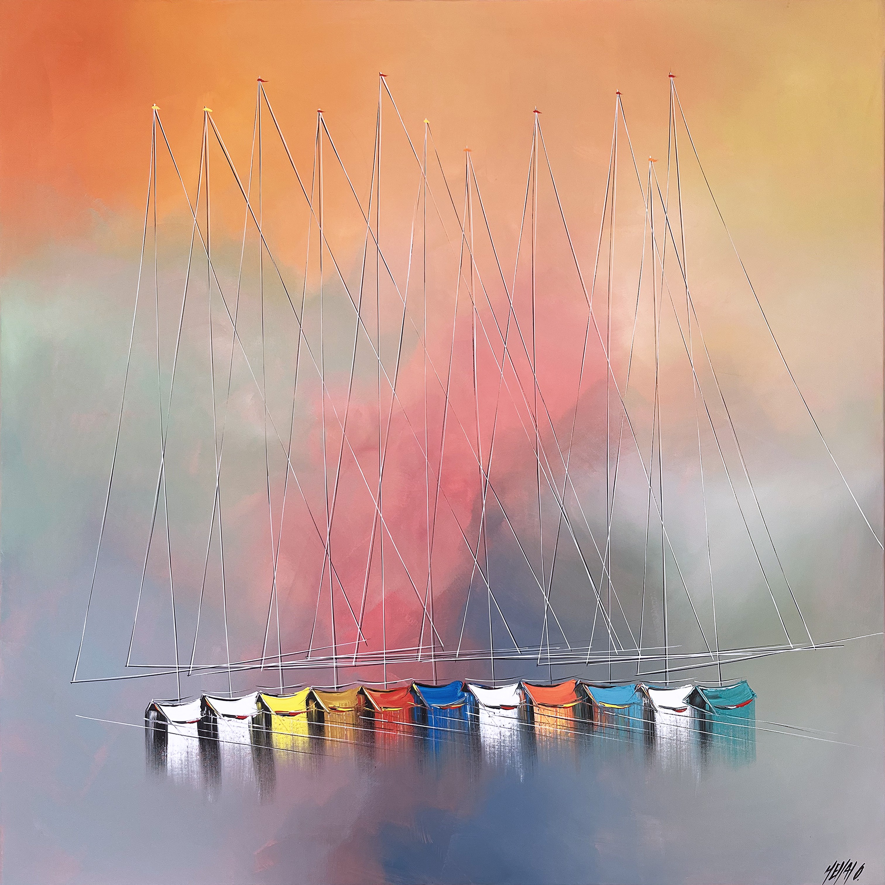 Olivier Messas, Jeux de mâts... (esprit voile) Olivier Messas, Jeux de mâts... (esprit voile)