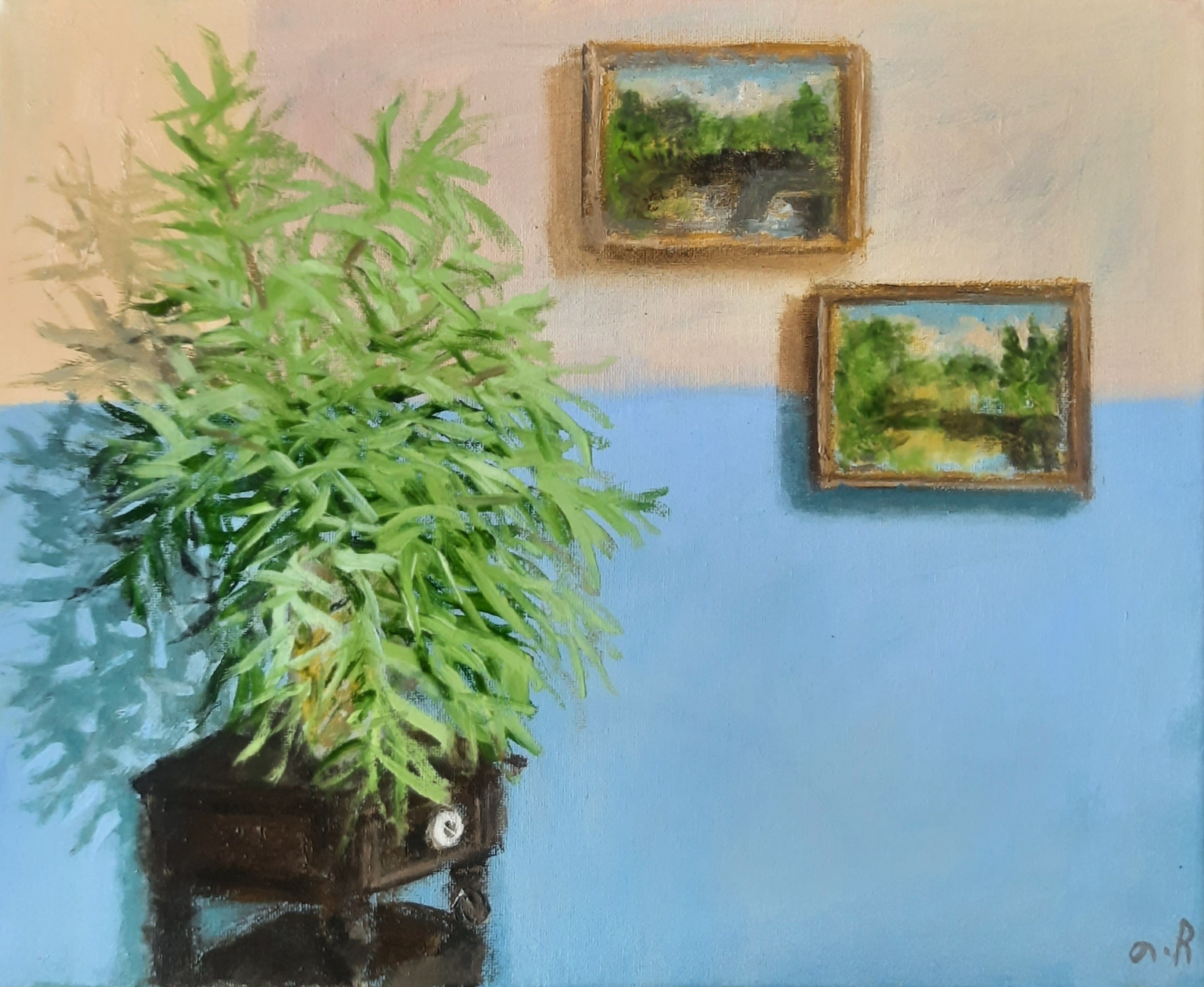 Tinatin Chkhikvishvili, Blue Wall Tinatin Chkhikvishvili, Blue Wall