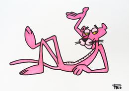 Gemälde, Pink Panther, Fro Shae
