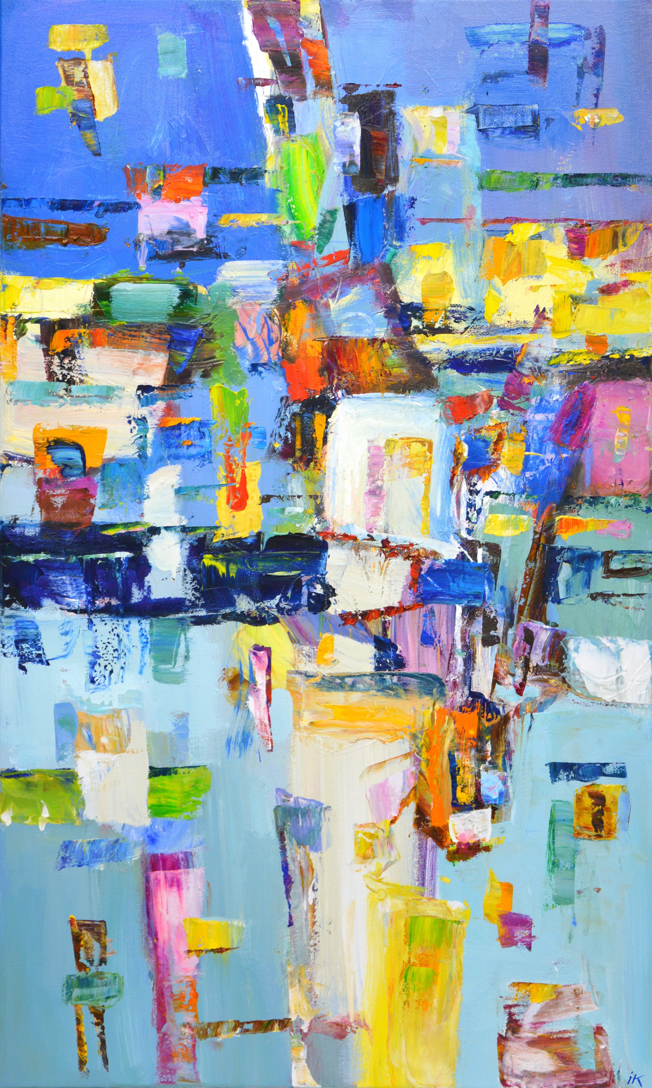 Iryna Kastsova, Evening in the city. Iryna Kastsova, Evening in the city.