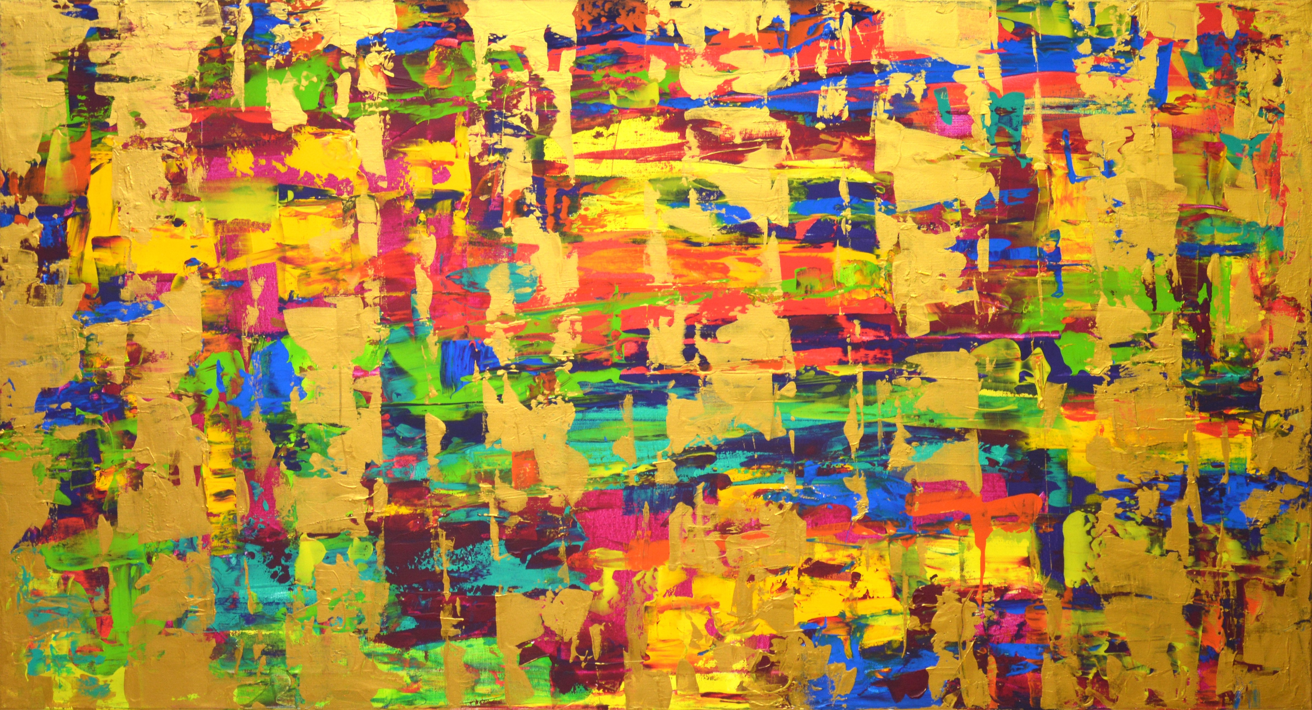 Iryna Kastsova, Abstract expression with gold. Iryna Kastsova, Abstract expression with gold.