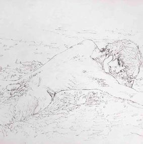 Fine Art Drawings, The Boy at the Sea, Anthony Roaland
