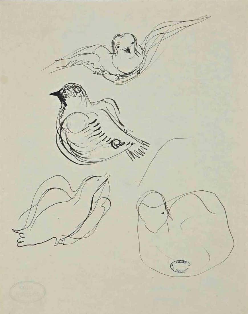 Lucien Coutaud, Birds Lucien Coutaud, Birds