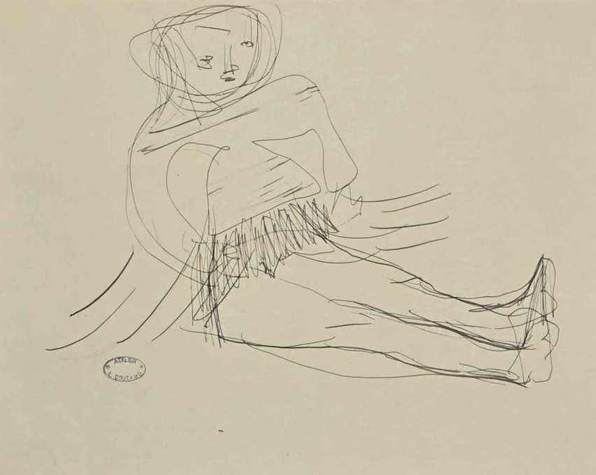 Lucien Coutaud, Child Doll Lucien Coutaud, Child Doll