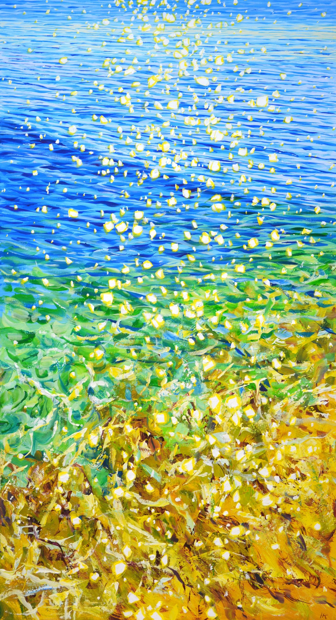 Iryna Kastsova, Glare of the sun on the water 5. Iryna Kastsova, Glare of the sun on the water 5.