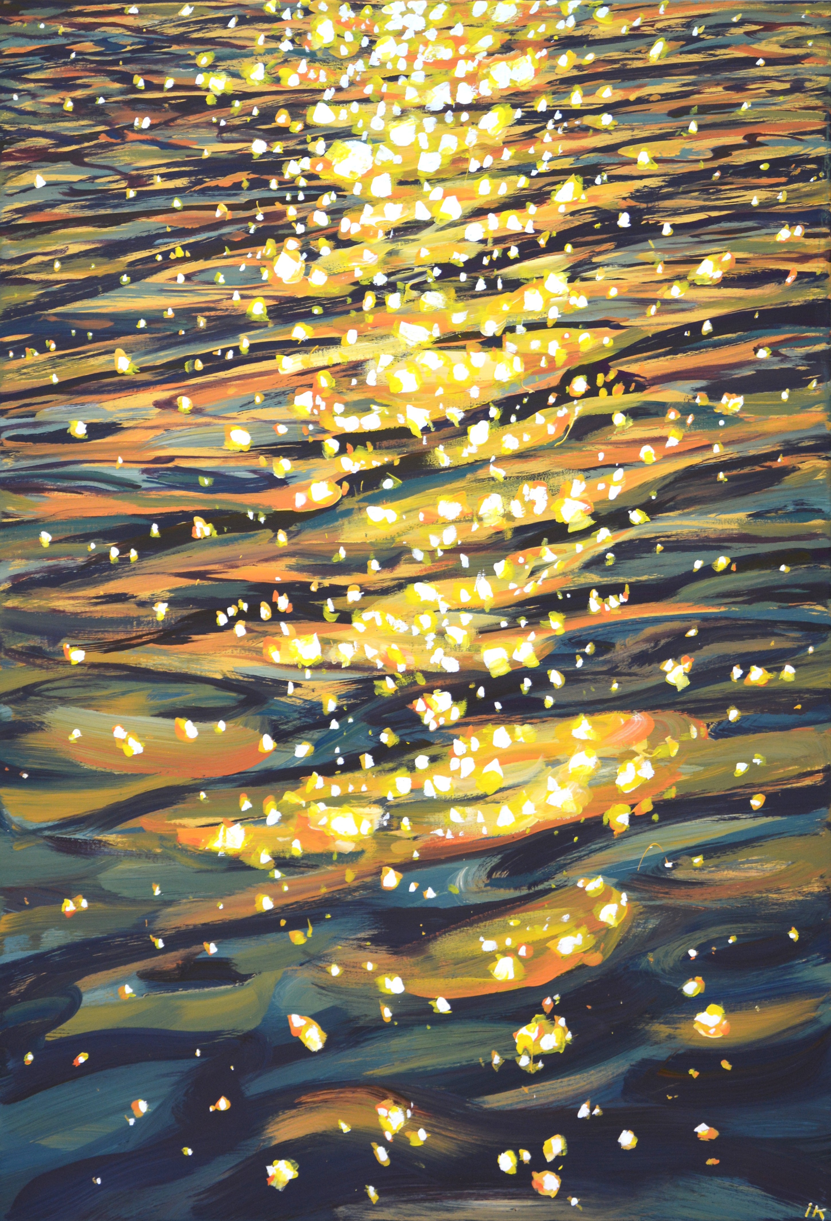 Iryna Kastsova, Waltz of glare on the water. Iryna Kastsova, Waltz of glare on the water.