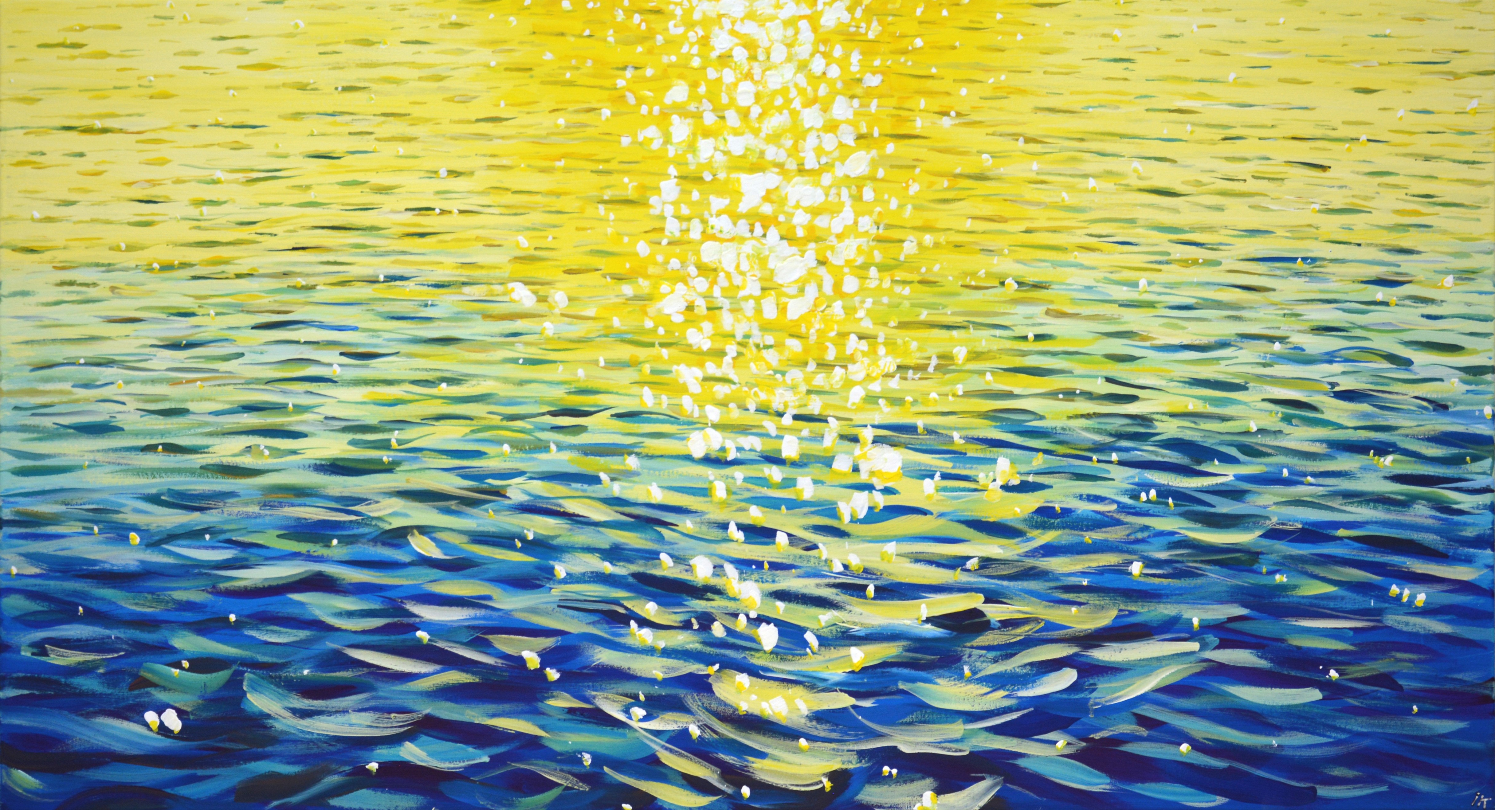 Iryna Kastsova, Sun glare on the water. Iryna Kastsova, Sun glare on the water.