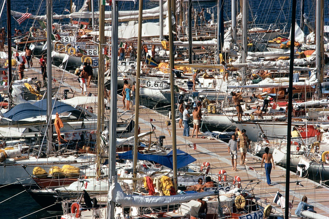 Slim Aarons, Porto Ercole Harbour Slim Aarons, Porto Ercole Harbour