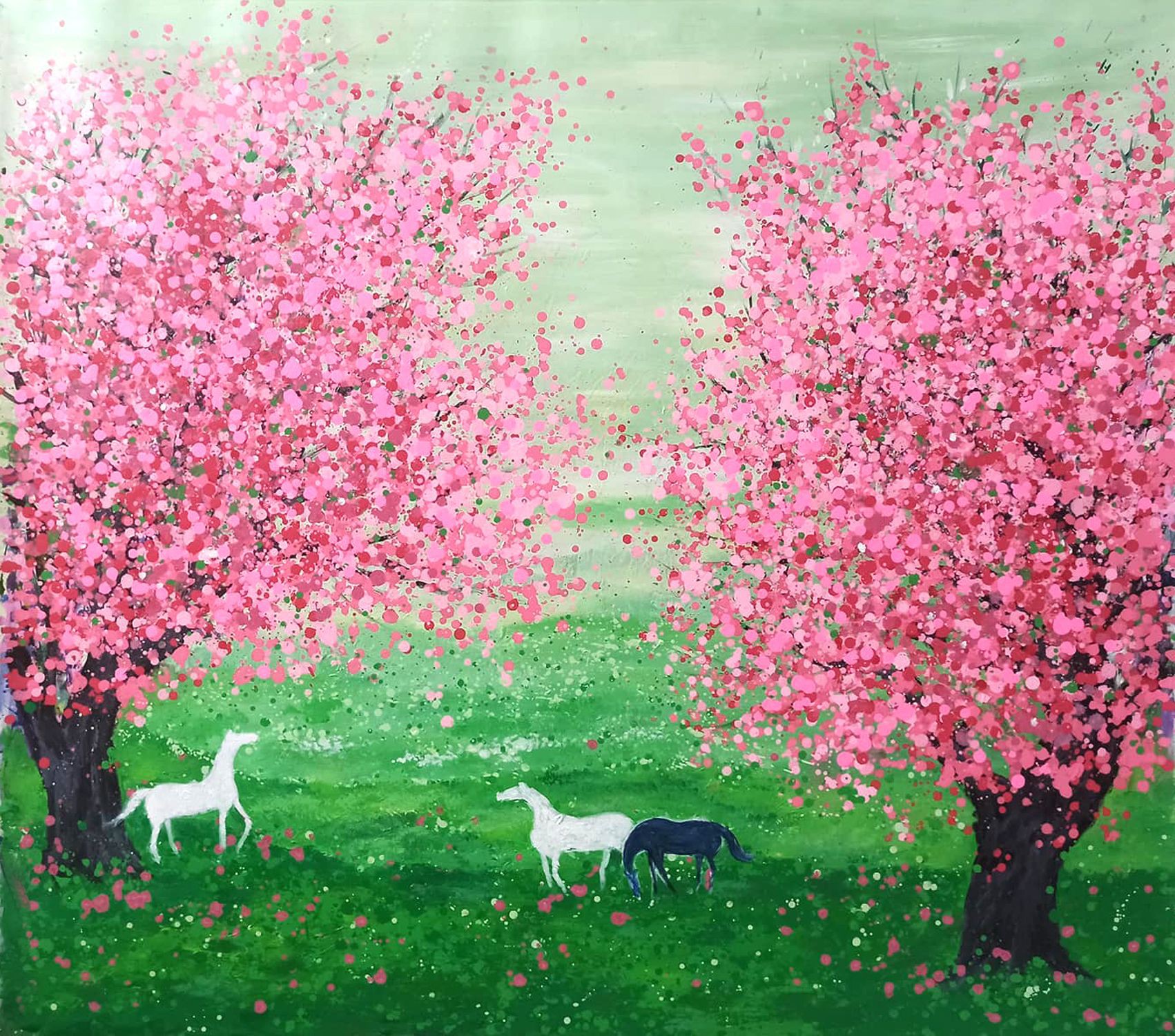 Hoang Phuong, Peach blossoms bloom in spring, peaceful scenery Hoang Phuong, Peach blossoms bloom in spring, peaceful scenery