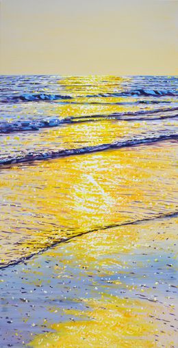 Painting, Ocean. Summer evening., Iryna Kastsova