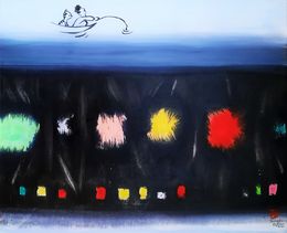Painting, Pêcheur du rêve, Sounya Whang