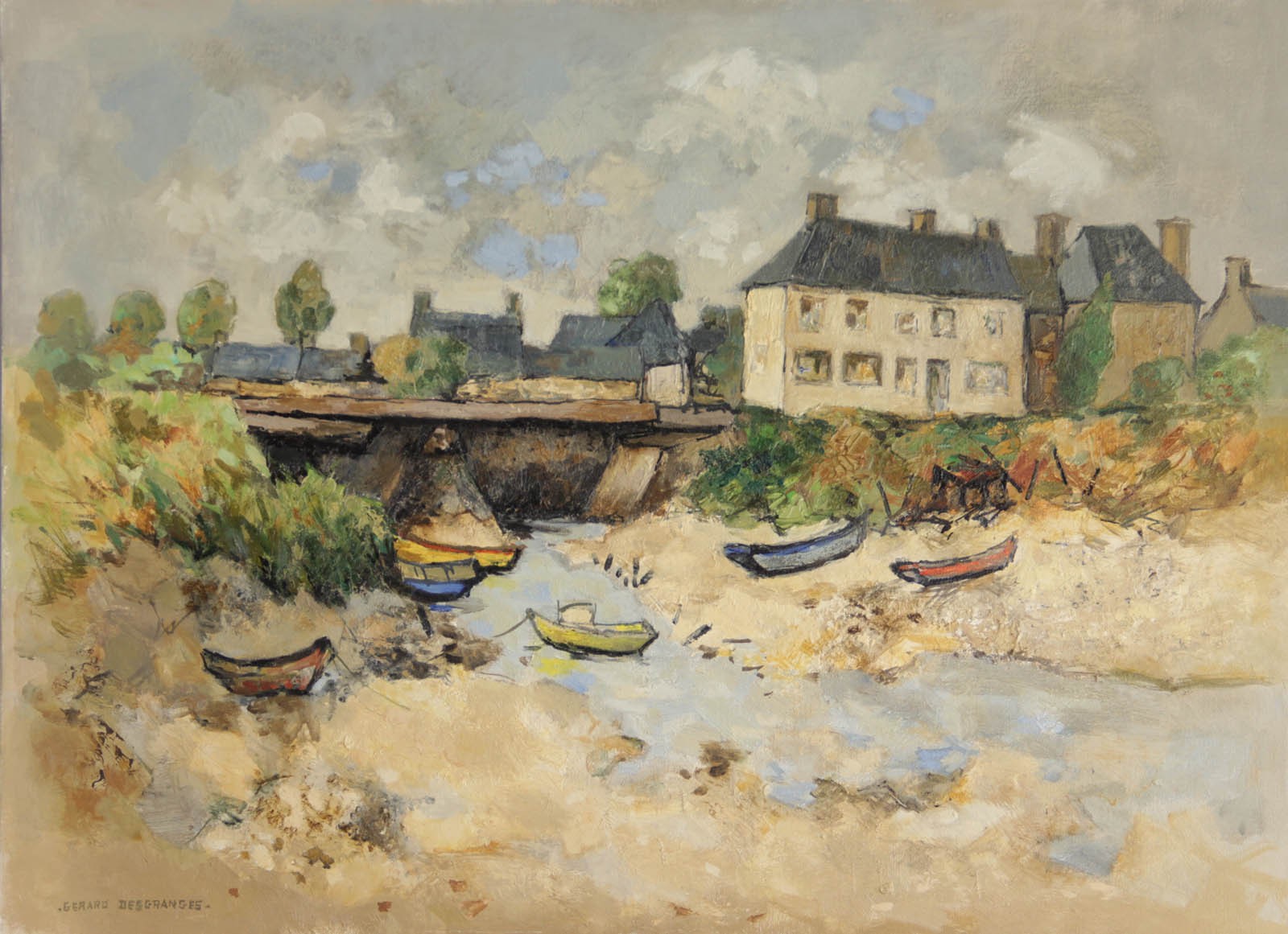 Gérard Desgranges, Bateau à marée basse 2 Gérard Desgranges, Bateau à marée basse 2