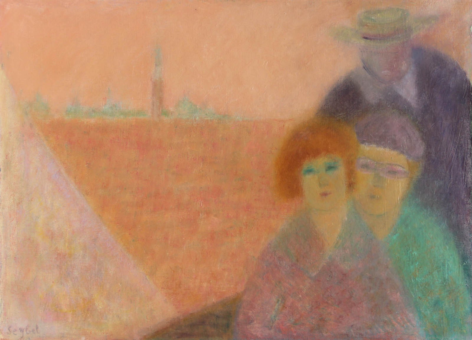 Lyne Seybel, Le gondolier mauve Lyne Seybel, Le gondolier mauve