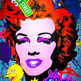 Painting, Marilyn in Sesame Street, Kostar