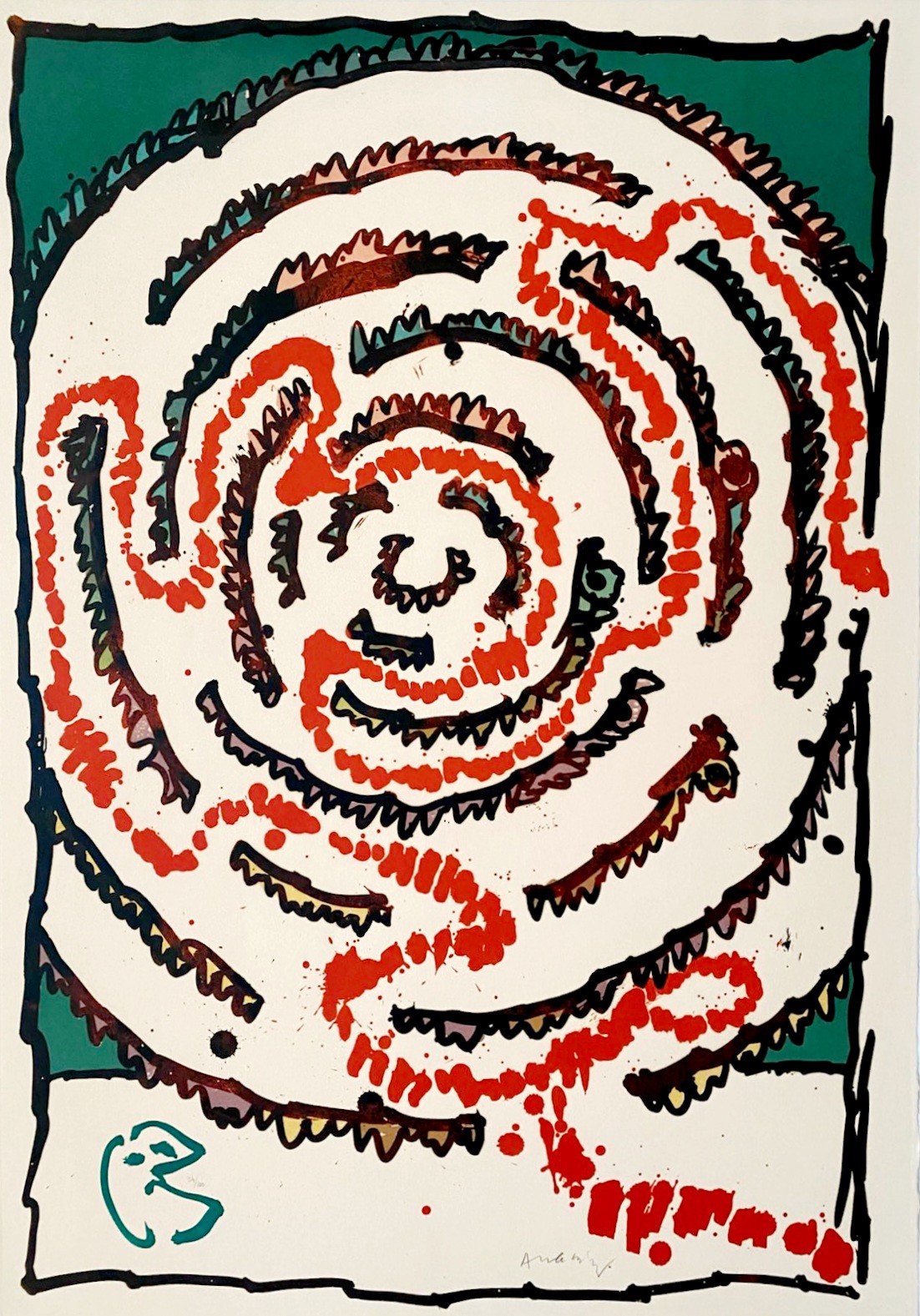 Pierre Alechinsky, Labyrinthes d'apparat V Pierre Alechinsky, Labyrinthes d'apparat V