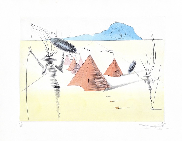 d'Israël　▷　tribus　Print　Salvador　Dali,　1972　Gad　Les　by　12　Artsper