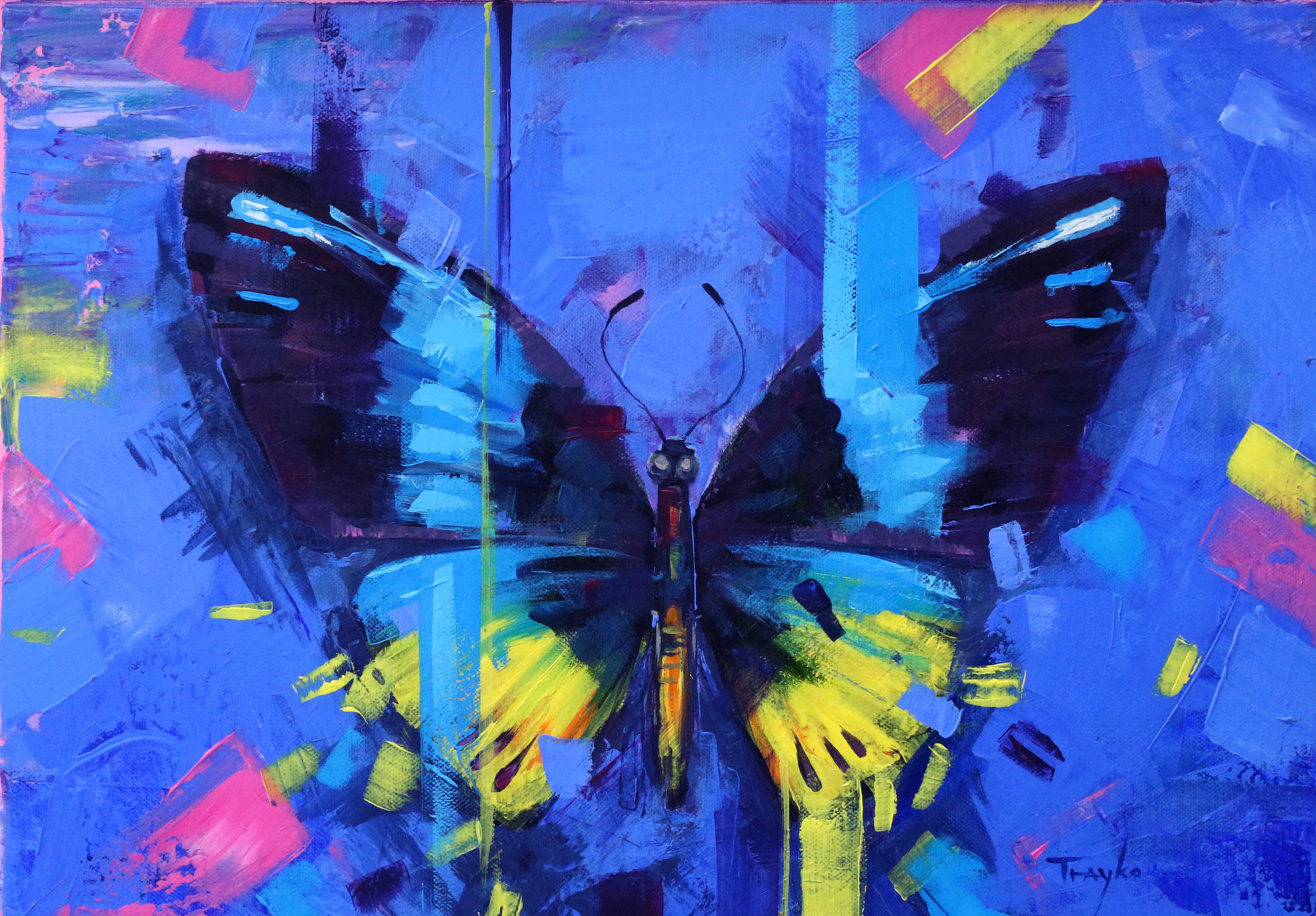 Trayko Popov, Butterfly | Flowers | Blue Trayko Popov, Butterfly | Flowers | Blue