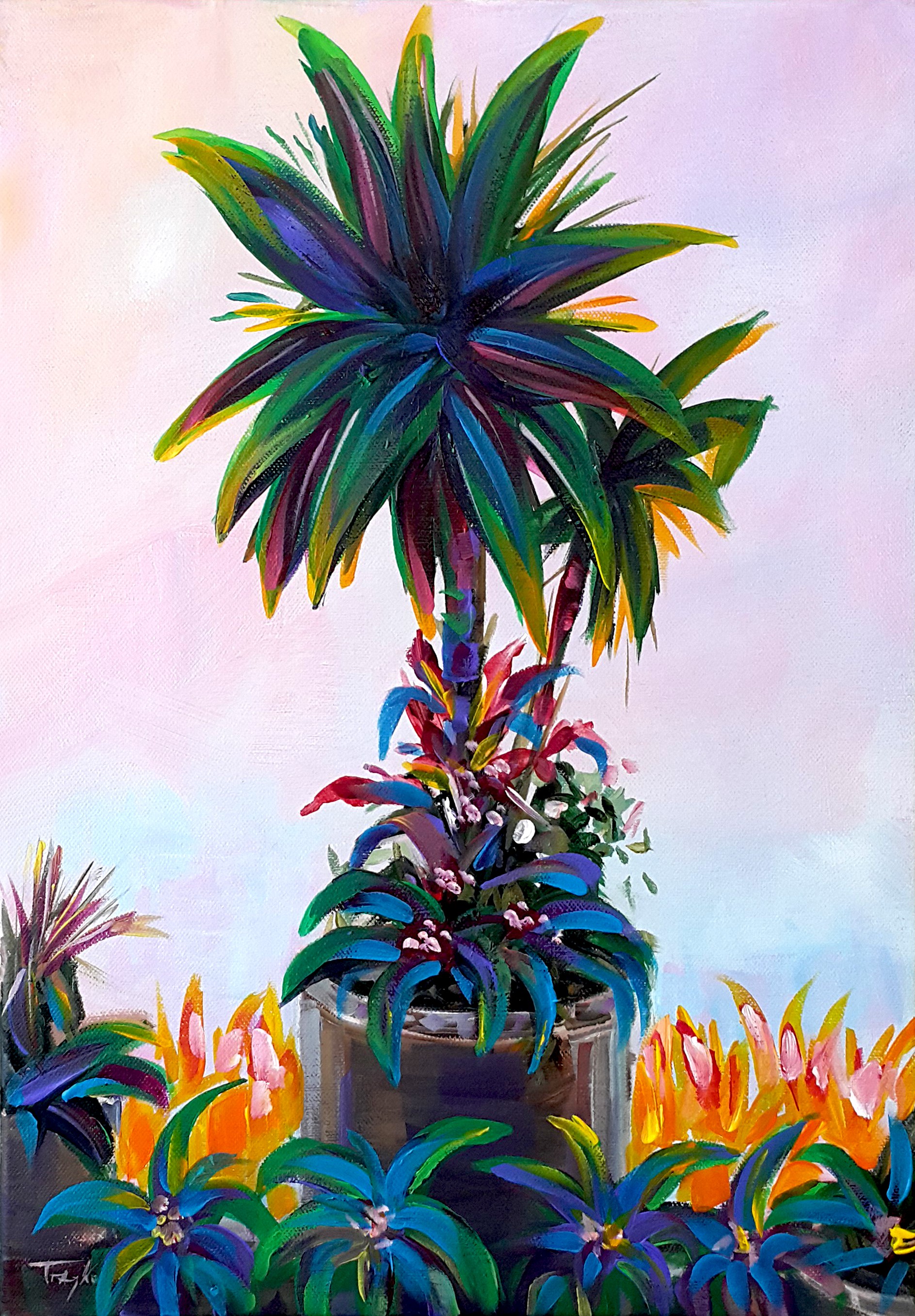 Trayko Popov, Sunrise in the garden Trayko Popov, Sunrise in the garden