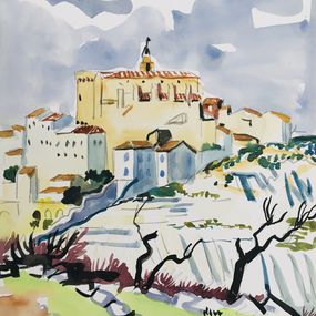 Yves Brayer, Paysage de Gordes Yves Brayer, Paysage de Gordes