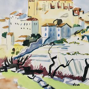 Yves Brayer, Paysage de Gordes Yves Brayer, Paysage de Gordes
