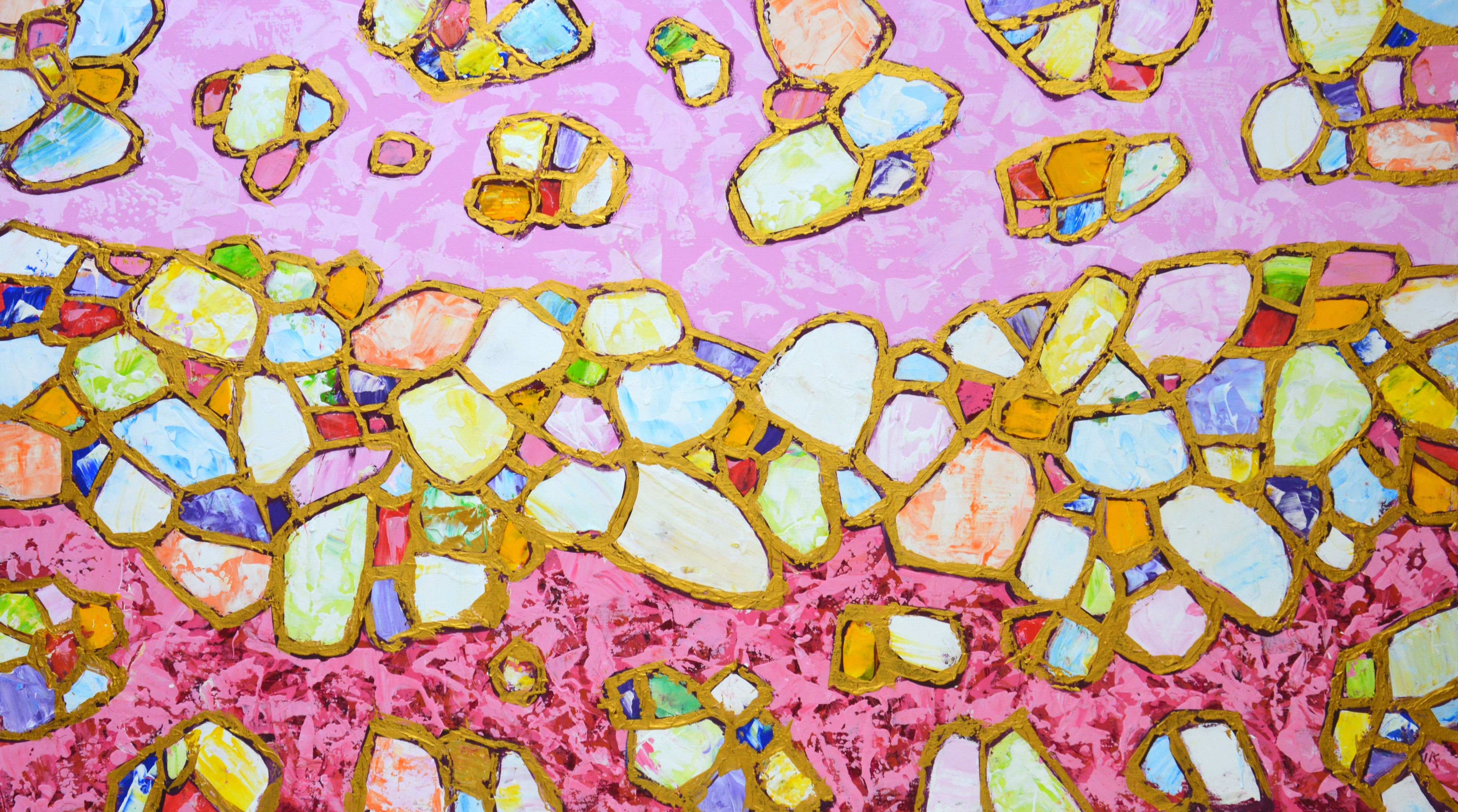 Iryna Kastsova, Pink and gold 2 Iryna Kastsova, Pink and gold 2