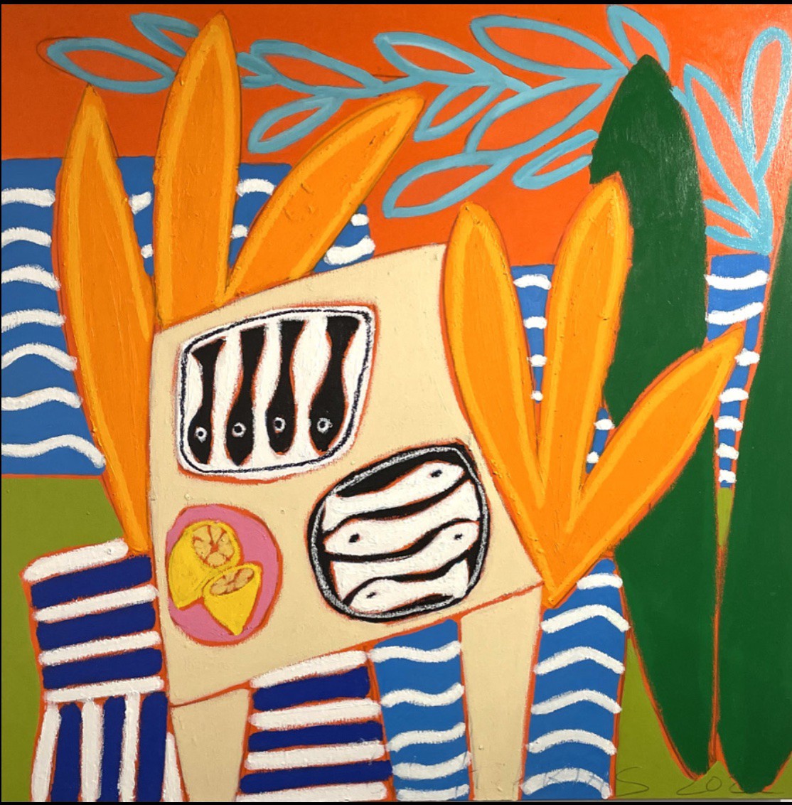 Gordon Hopkins, Fish and Lemons by the sea II Gordon Hopkins, Fish and Lemons by the sea II