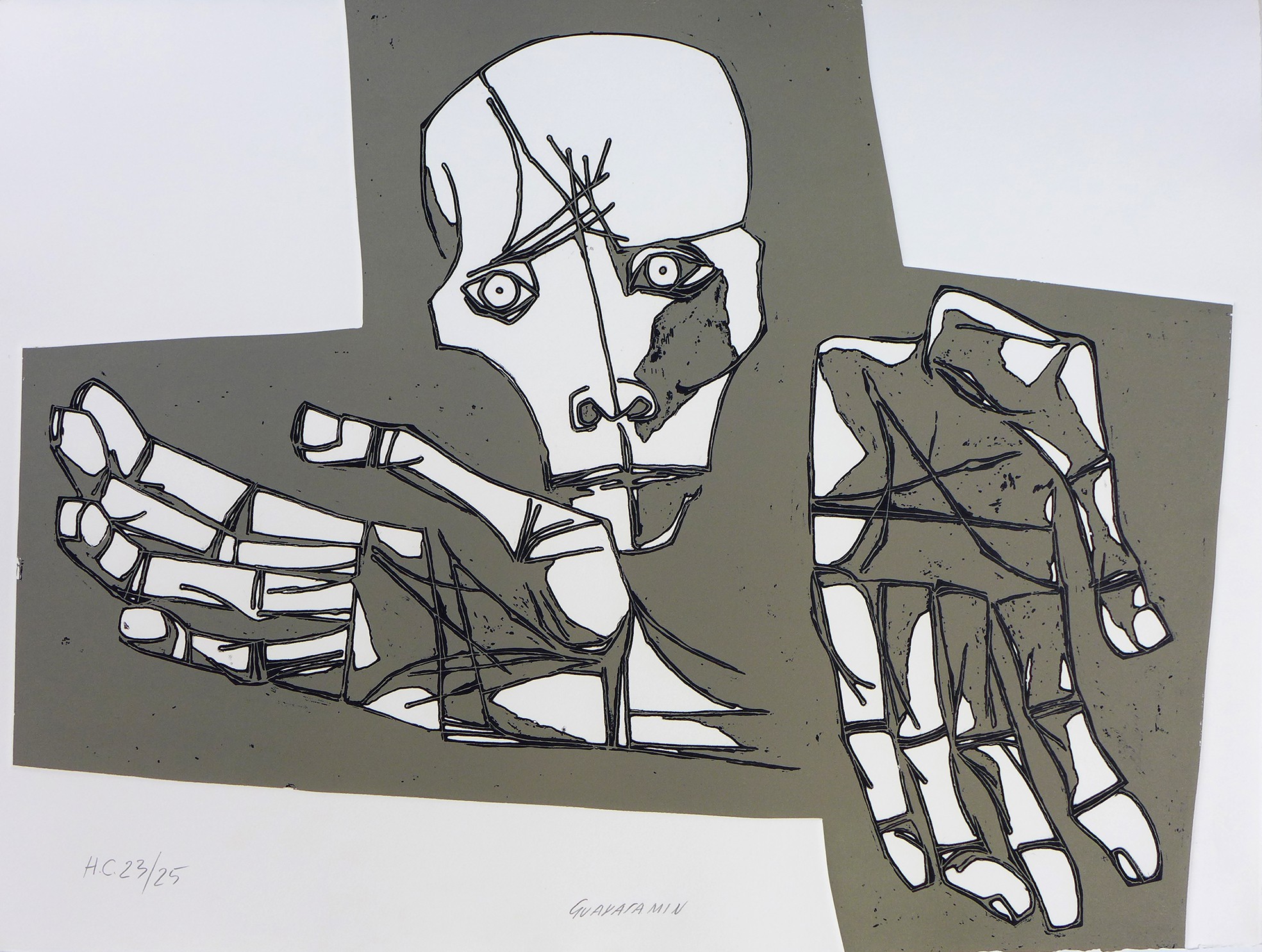 Oswaldo Guayasamin, Las manos desoladas Oswaldo Guayasamin, Las manos desoladas