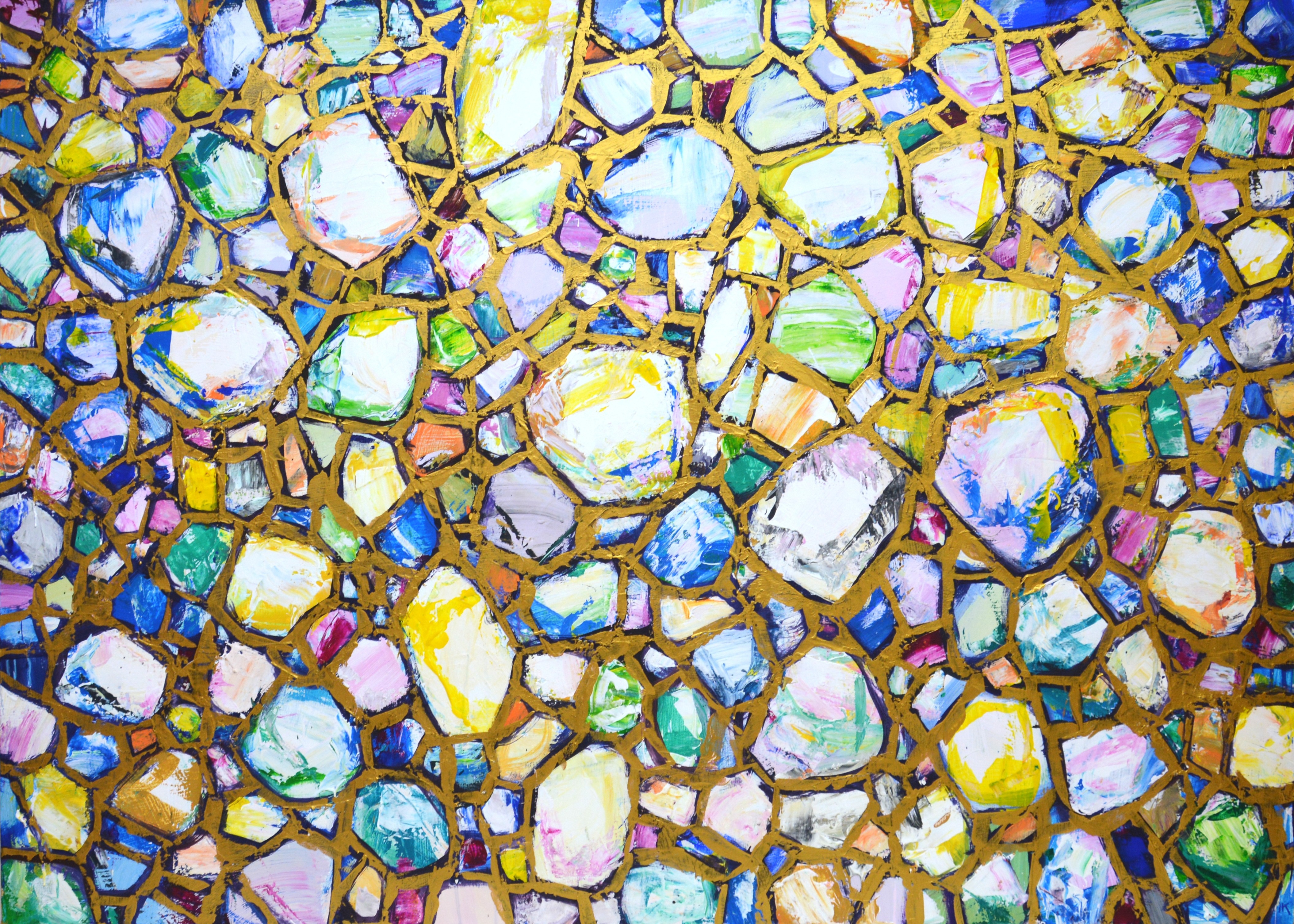 Iryna Kastsova, Stones in gold. Iryna Kastsova, Stones in gold.