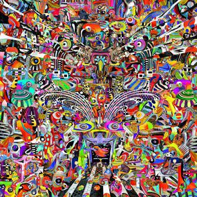 Painting, Down the corridor of fame, David Pinegar