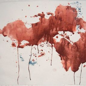 Painting, Grief, Rain – Nothing more Whole than a Broken Heart, Susan Nalaboff Brilliant