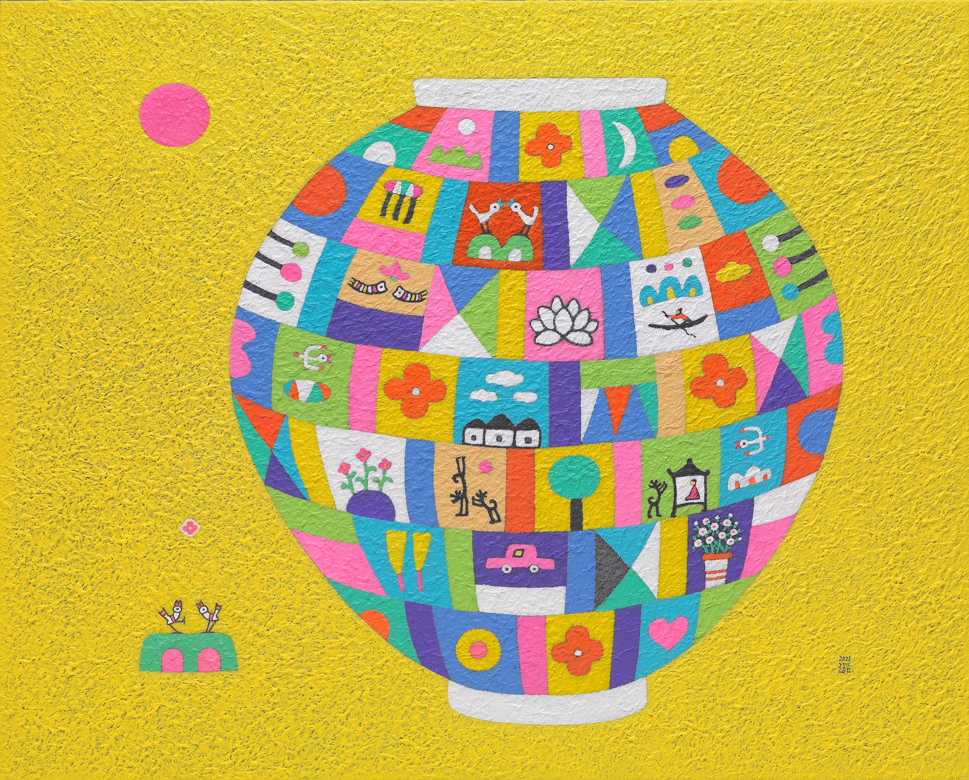 Mun-Hyun Cho, Moon Jar-Coexistence Mun-Hyun Cho, Moon Jar-Coexistence