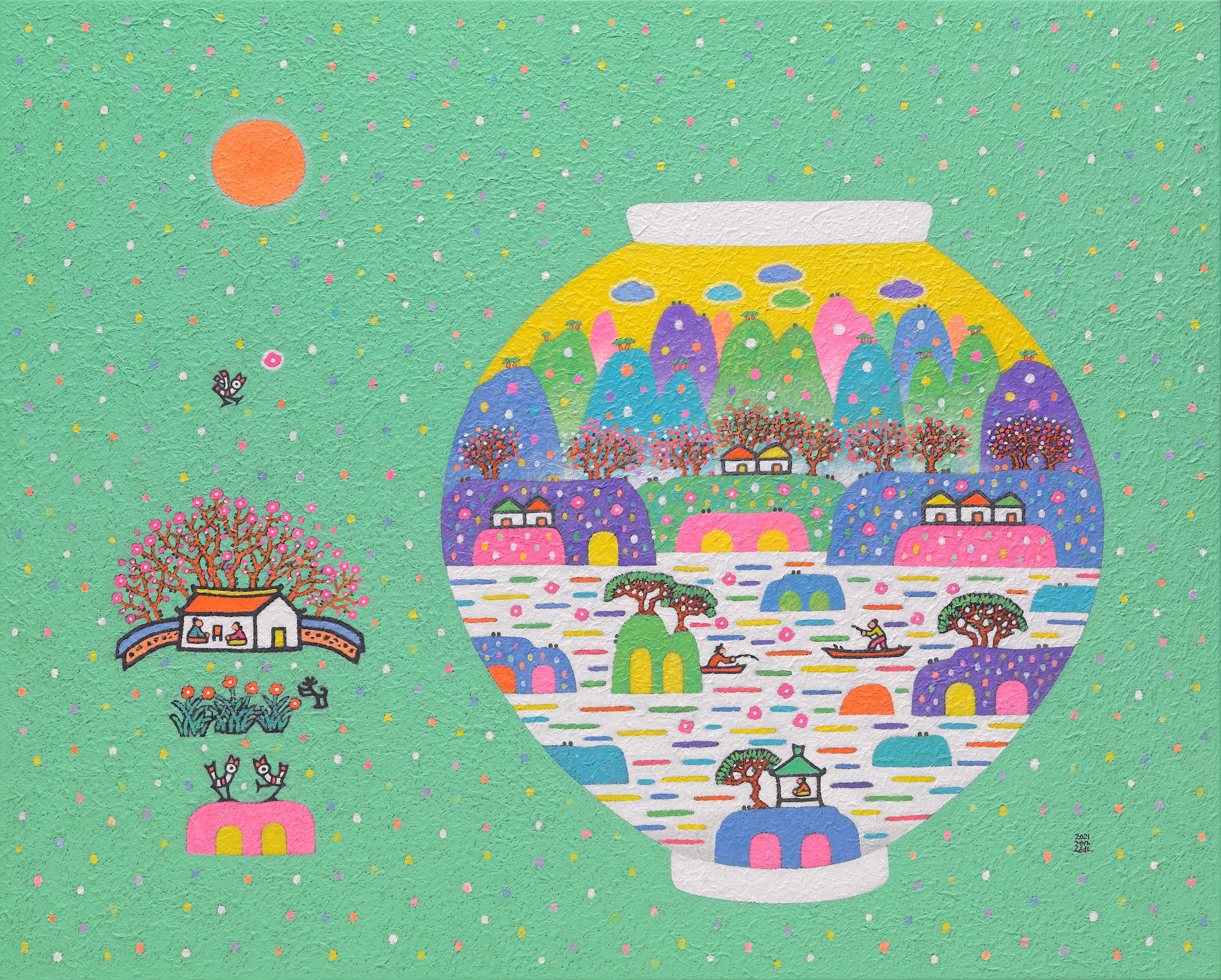 Mun-Hyun Cho, Moon Jar-Coexistence Mun-Hyun Cho, Moon Jar-Coexistence