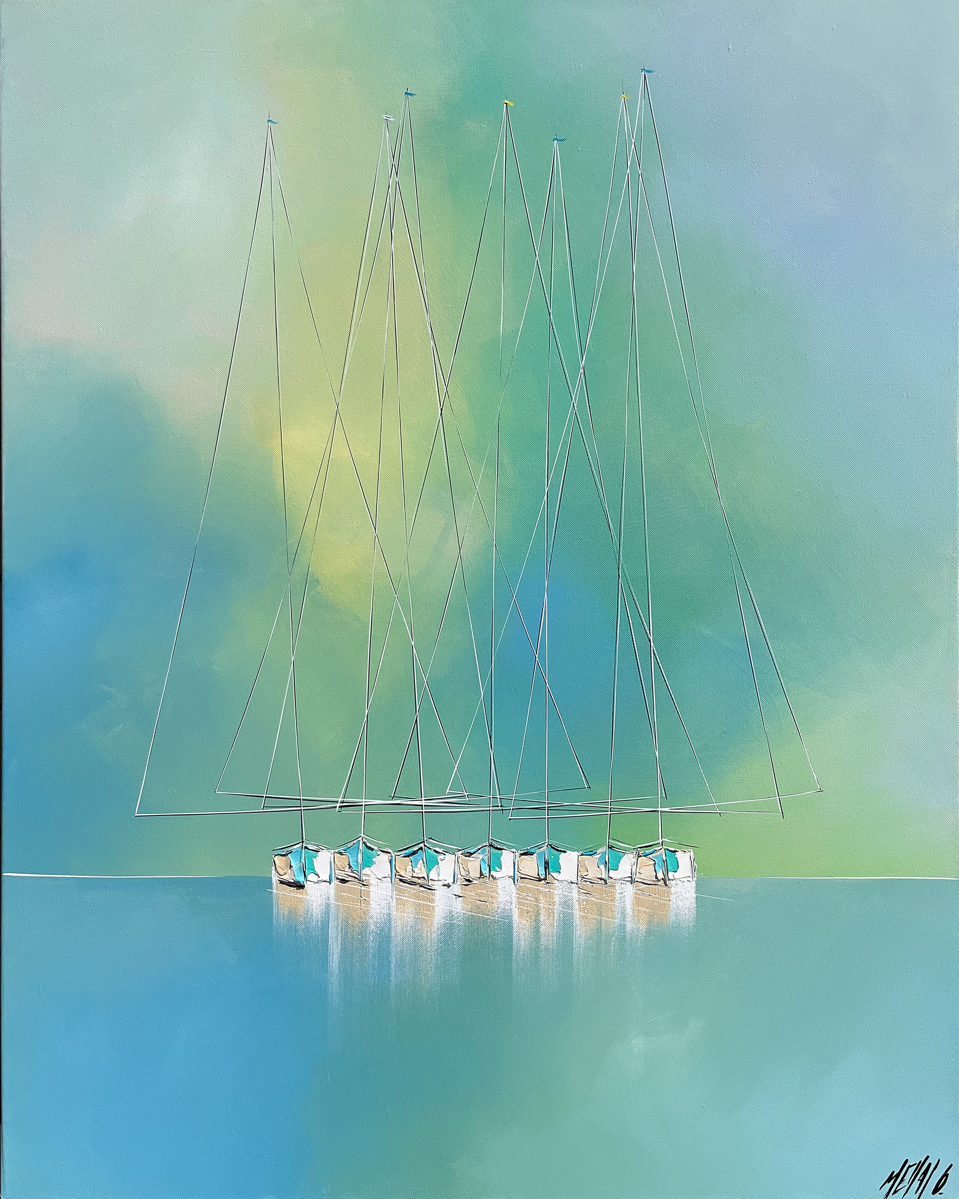 Olivier Messas, Les lumières du printemps... (Esprit voile 2022) Olivier Messas, Les lumières du printemps... (Esprit voile 2022)