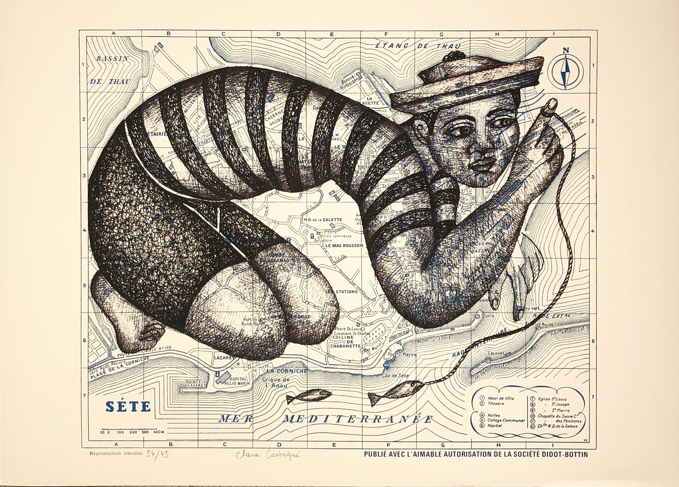 Clara Castagné, Pêche à Sète Clara Castagné, Pêche à Sète